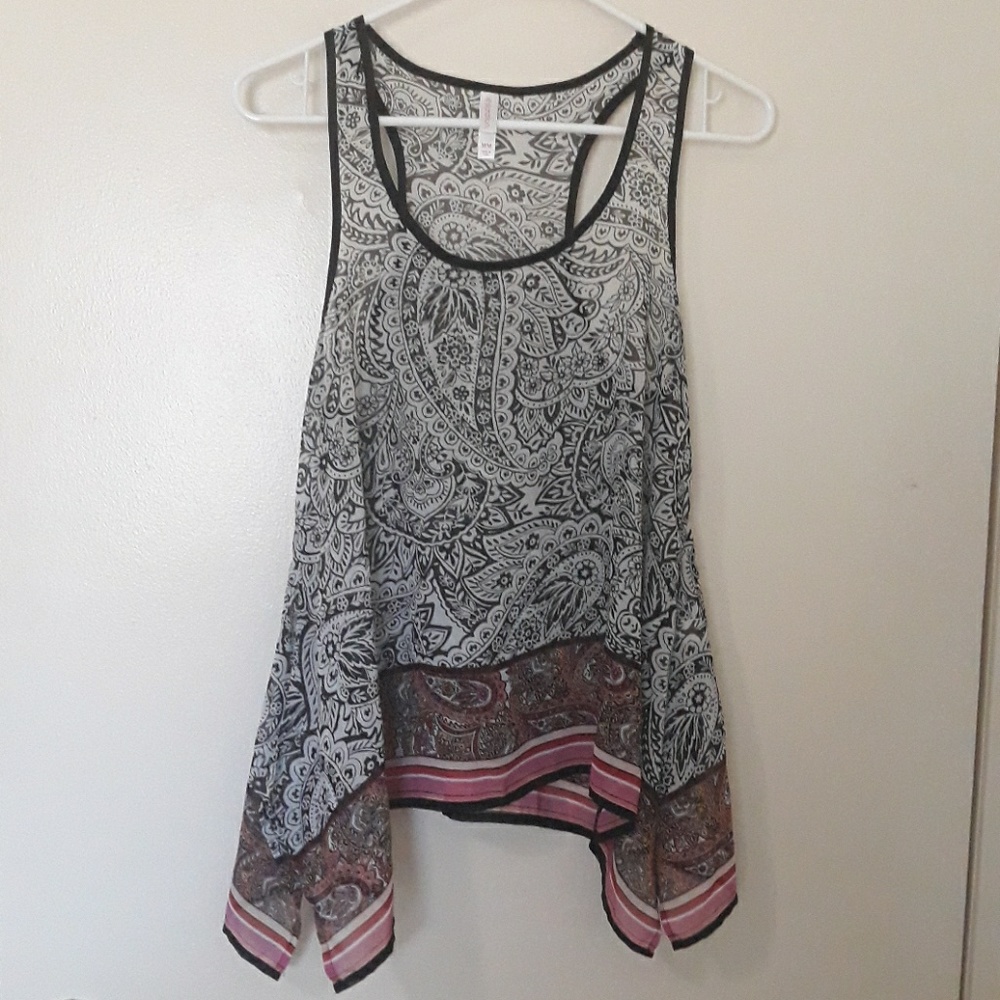 Chiffon print blouse